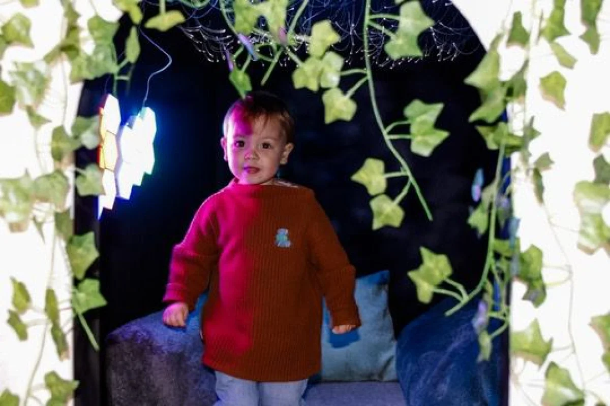 Birthday party celebration area