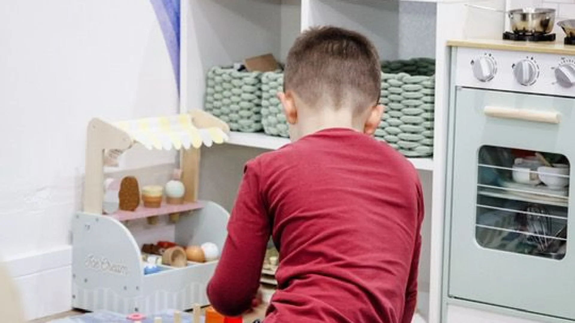 Children exploring the magical play world